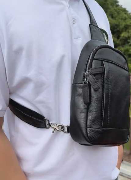 🎒 Sacoche Cuir Multifonction