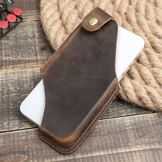 Porte téléphone en cuire - جلد 100% طبيعي