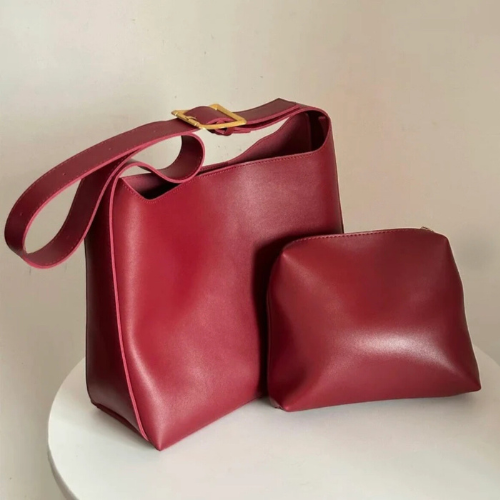 Sac + Pochette 100% Cuir