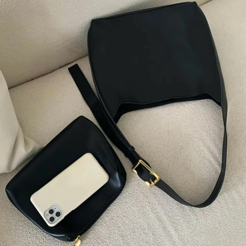 Sac + Pochette 100% Cuir