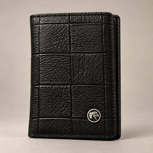 Portefeuille Femme en Cuir – Modèle Échiquier Valoré