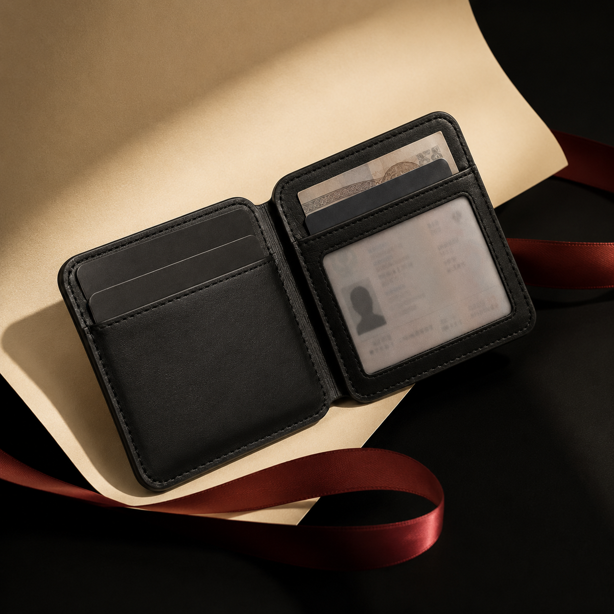 Portefeuille Magsafe en Cuir