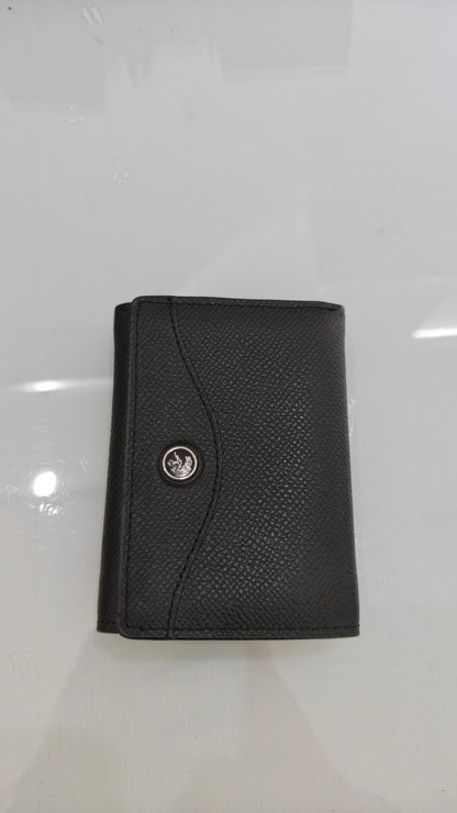 🛡️ Portefeuille en Cuir Noir Grainé